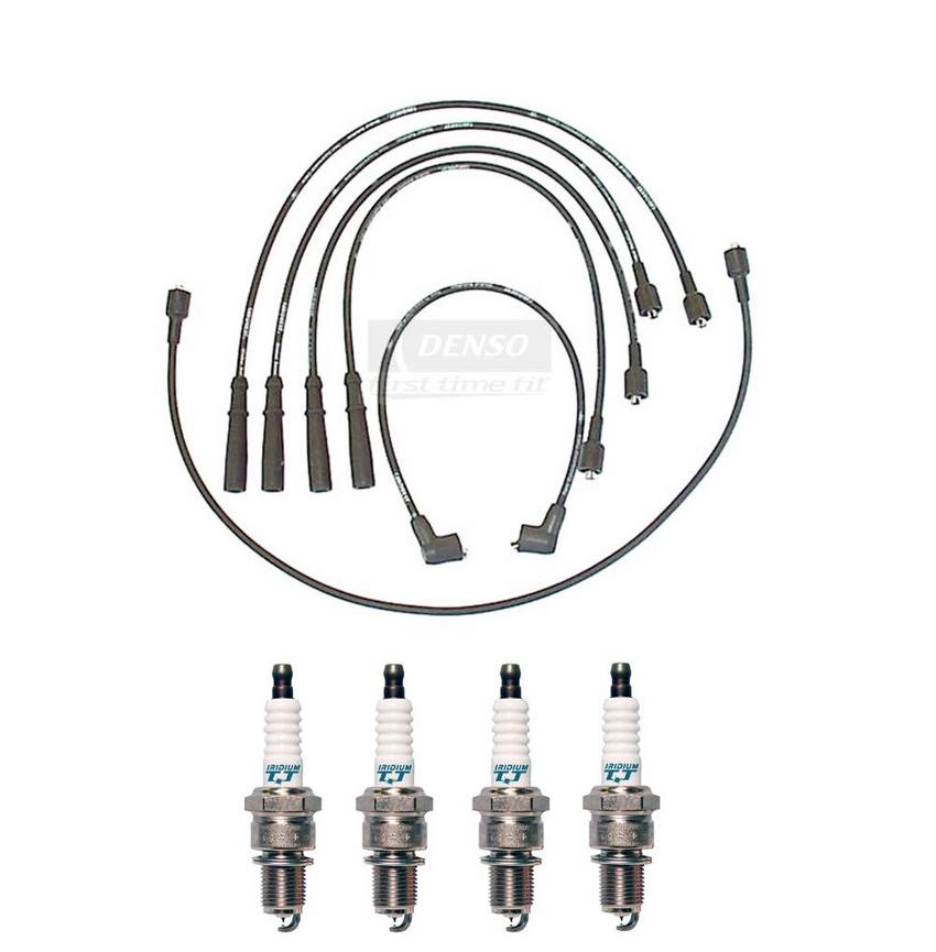 Mercedes Volvo Ignition Wire Kit (7mm) (4 Pieces)  101000036AB - Denso